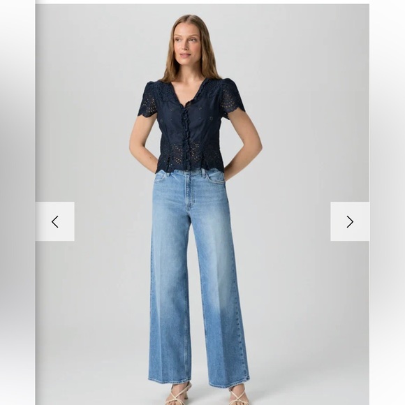 PAIGE Denim - NWT Paige Anessa 31 Inch Wide Leg High Rise Jean